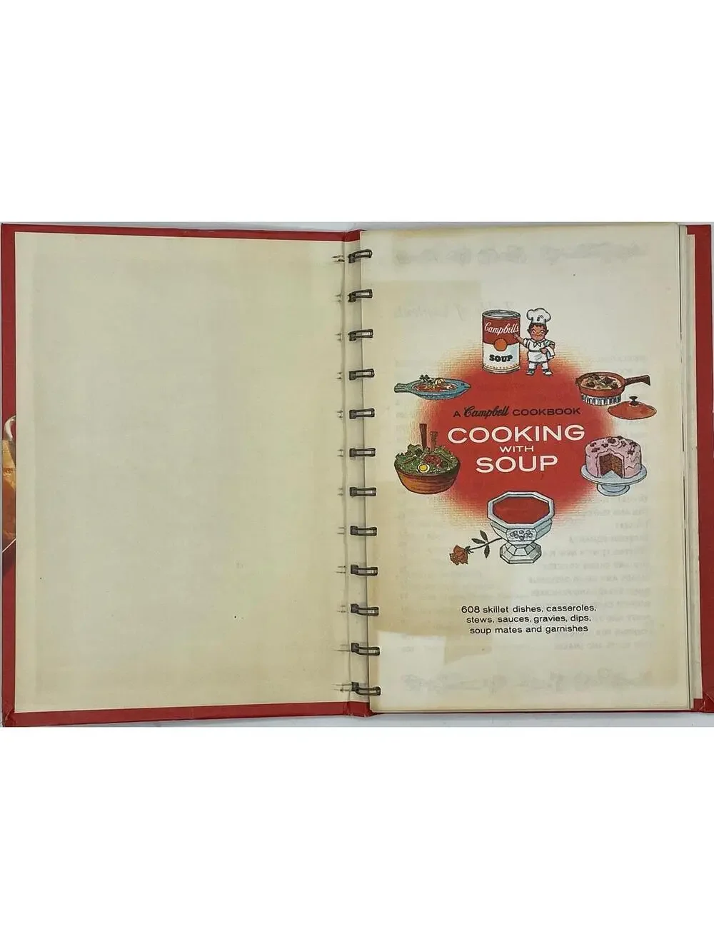 Vintage Campbell's Cooking with Soup Cookbook, 1960s Recipes